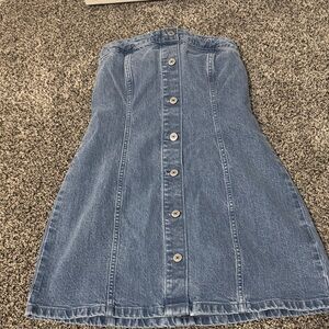Abercrombie & Fitch Blue Denim Top